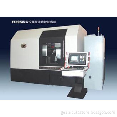 3 Axis CNC Gear Milling Machine for Spiral Bevel Gear , Hig